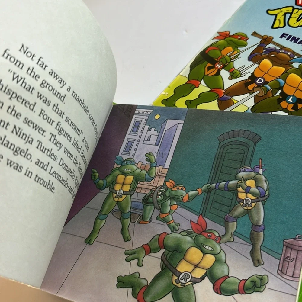 Teenage Mutant Ninja Turtles Book Set The First Battle TMNT the final